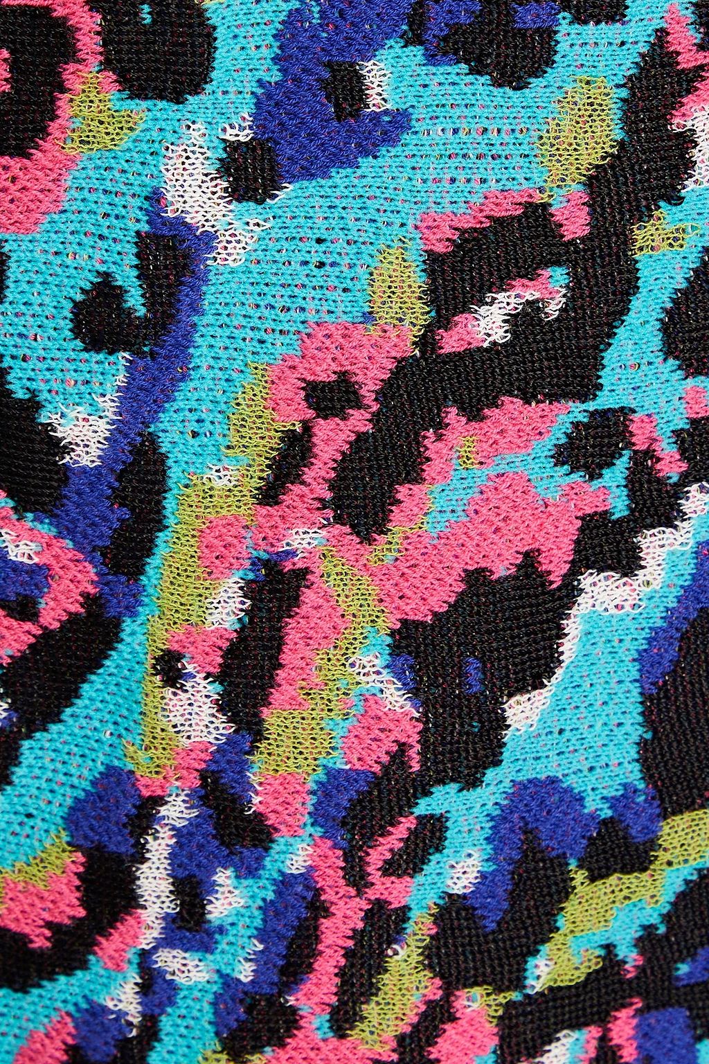 M MISSONI Jacquard-knit mini skirt