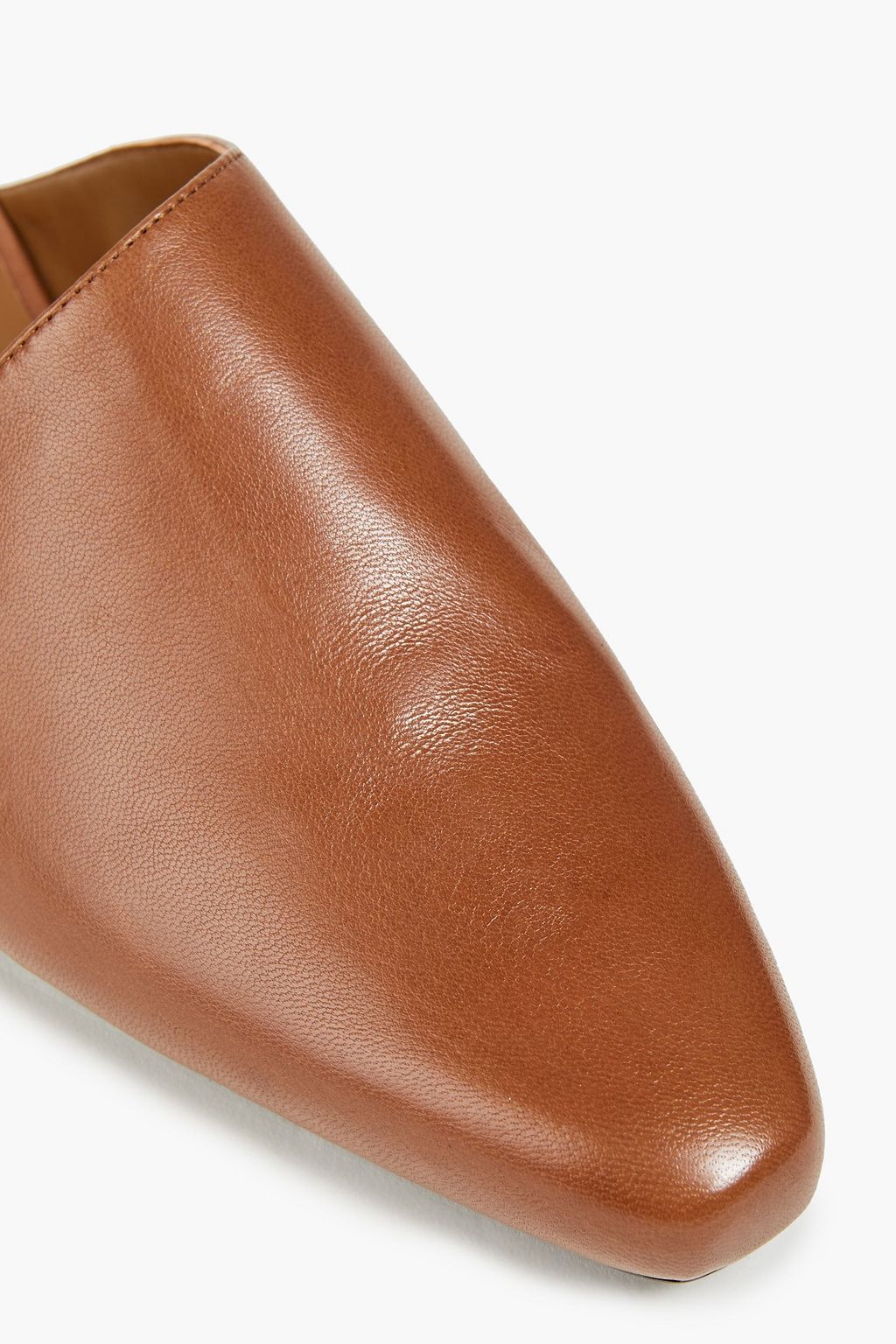 VINCE. Gena leather slippers