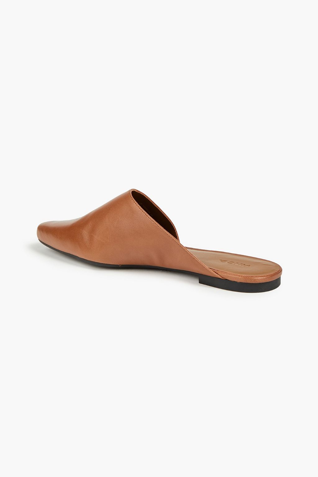 VINCE. Gena leather slippers