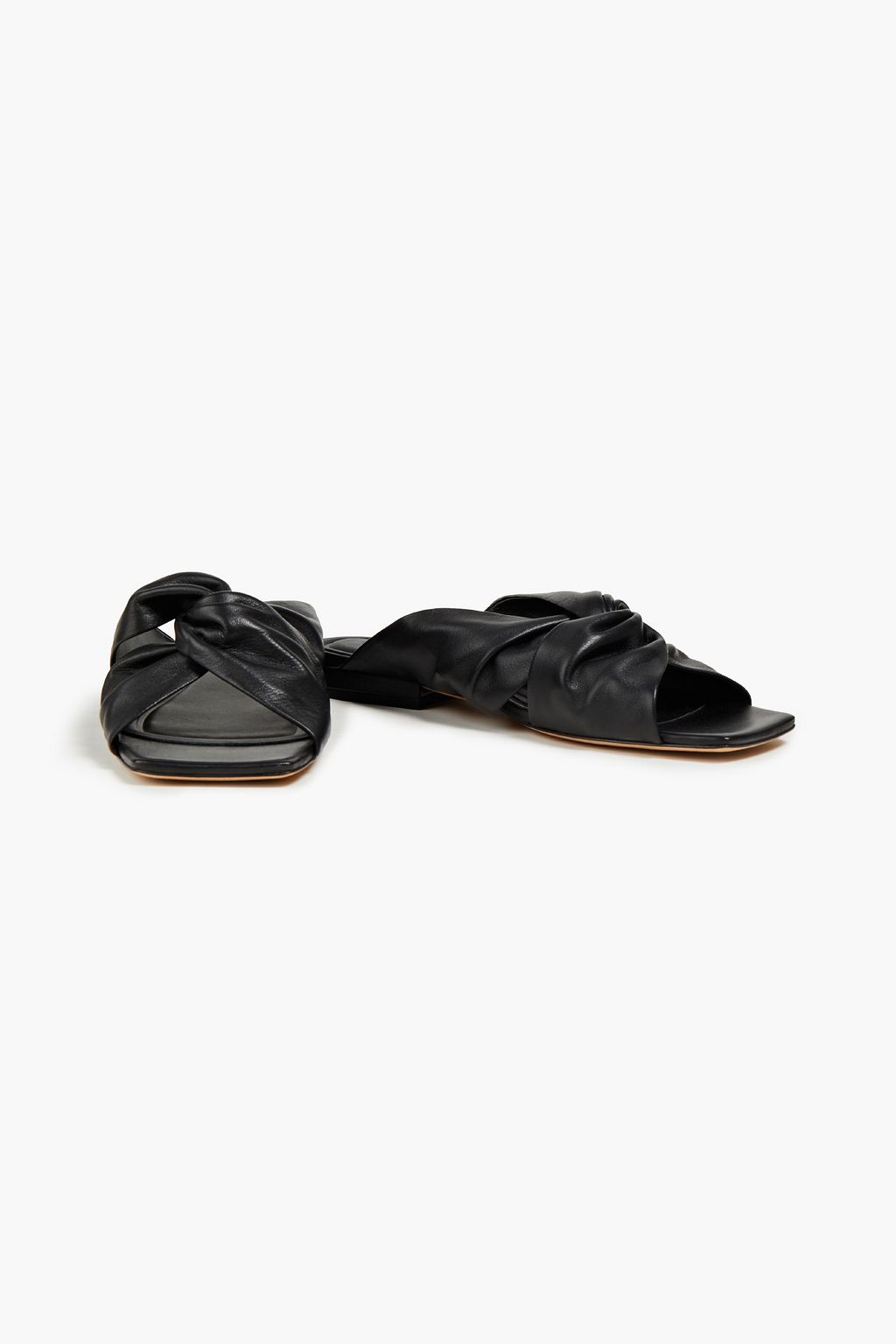 VINCE. Zoya twisted leather sandals