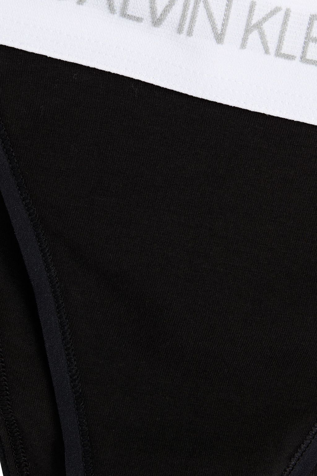 CK ONE Cotton-blend jersey mid-rise briefs