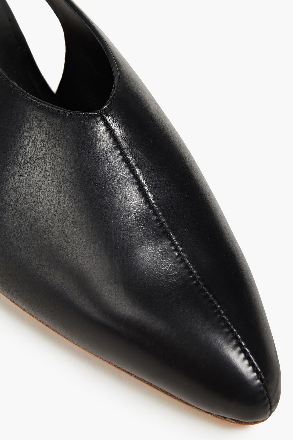 VINCE. Cecily leather point-toe flats