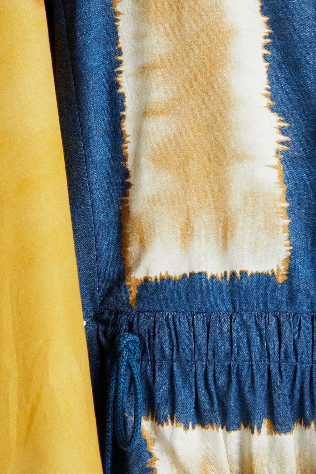 ALBERTA FERRETTI Tie-dyed cotton-voile kaftan
