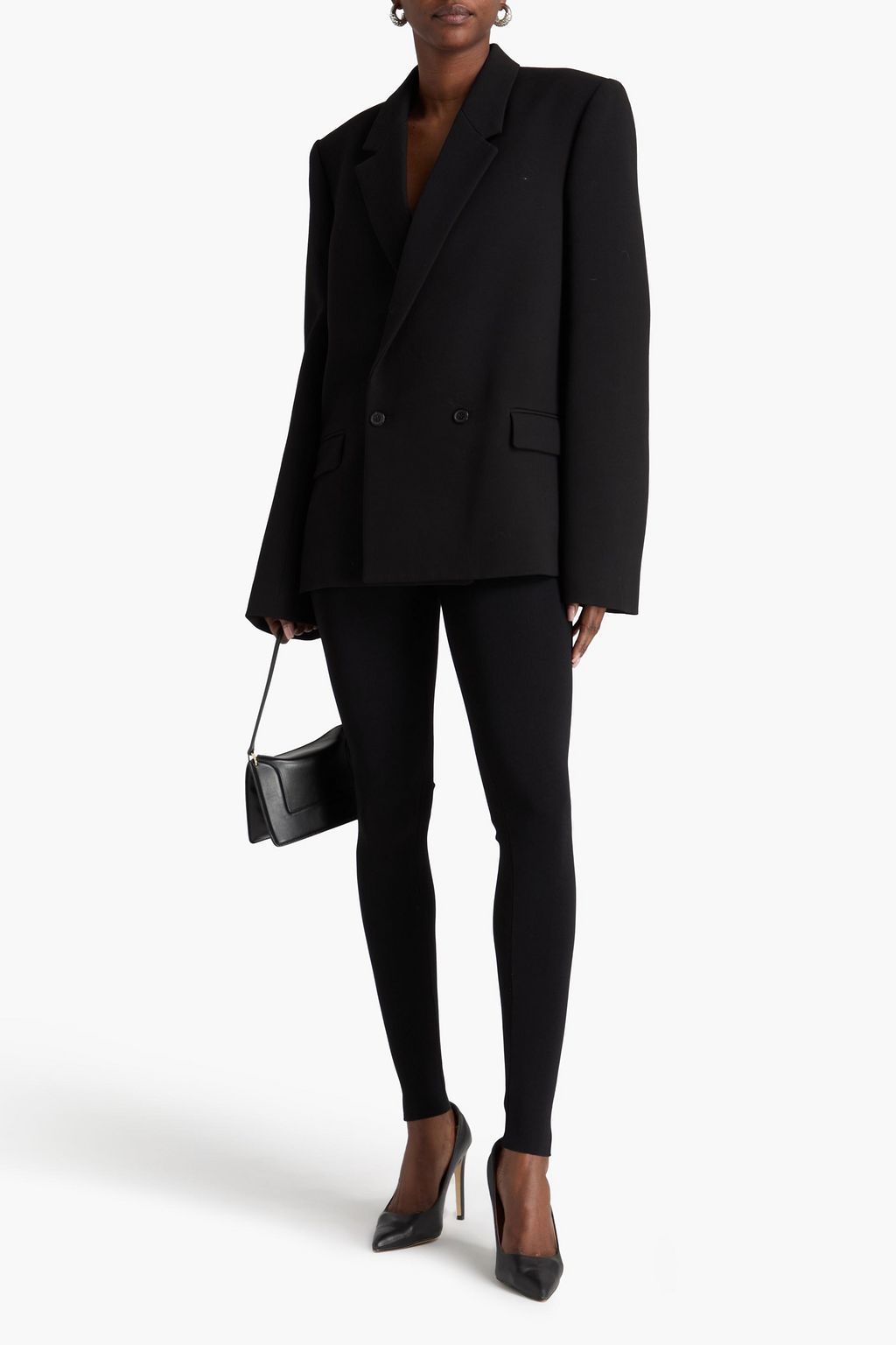 WARDROBE.NYC Double-breasted wool-felt blazer