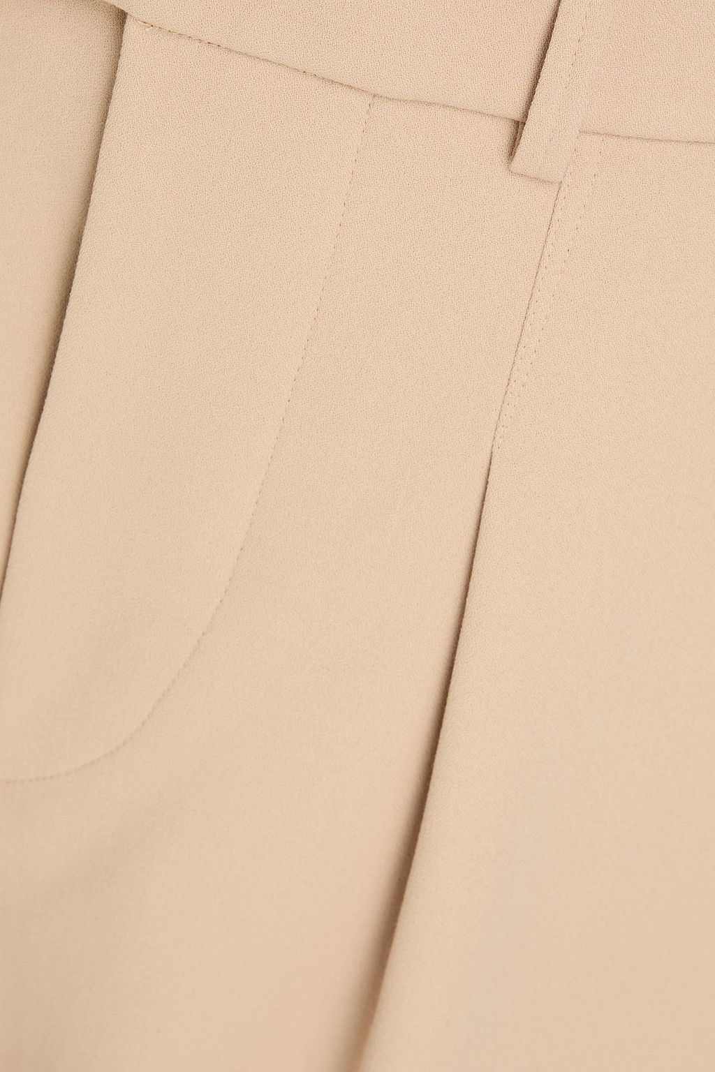 WARDROBE.NYC Pleated wool-crepe wide-leg pants