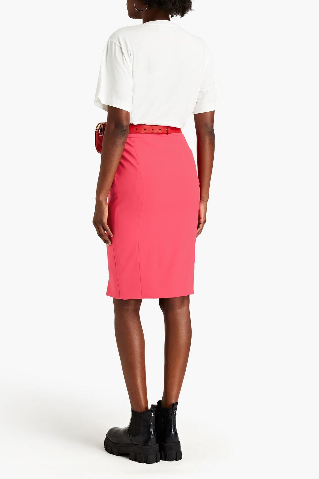 BOUTIQUE MOSCHINO Crepe pencil skirt