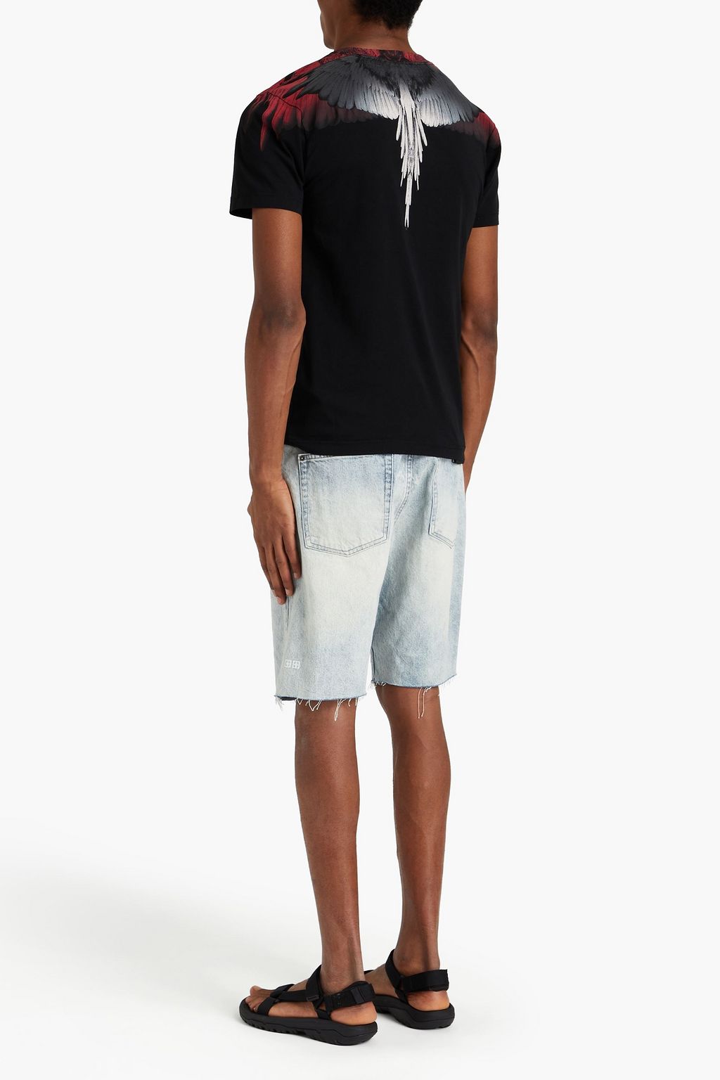 MARCELO BURLON Printed cotton-jersey T-shirt
