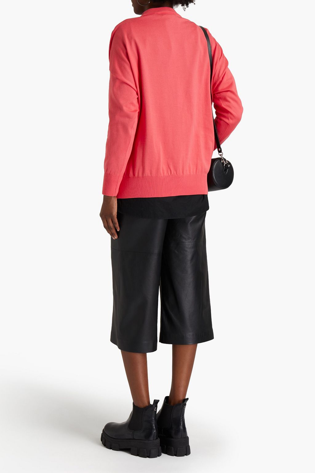 MOSCHINO Embellished cotton cardigan