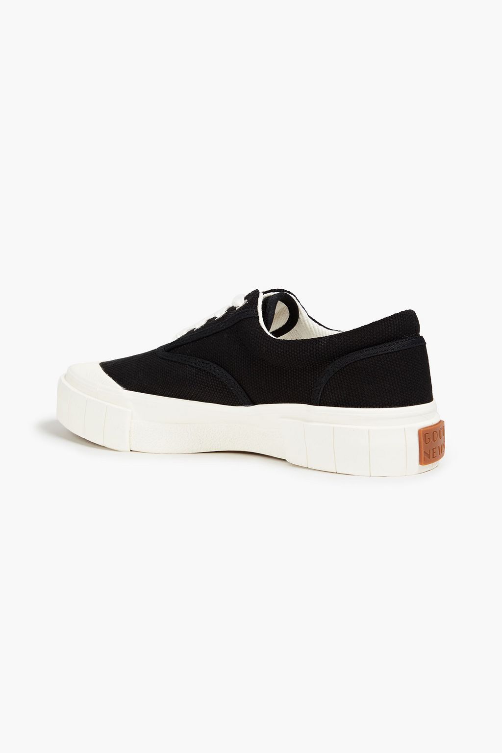 GOOD NEWS Opal organic cotton-canvas platform sneakers