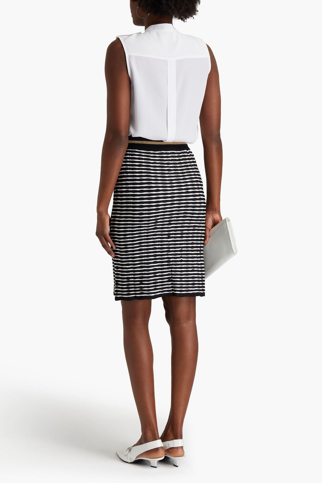 BOUTIQUE MOSCHINO Stretch-knit skirt