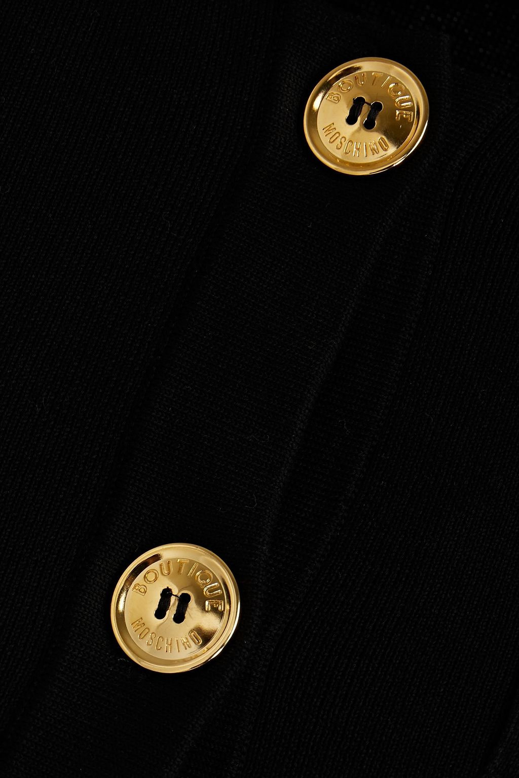 BOUTIQUE MOSCHINO Button-detailed cotton coat
