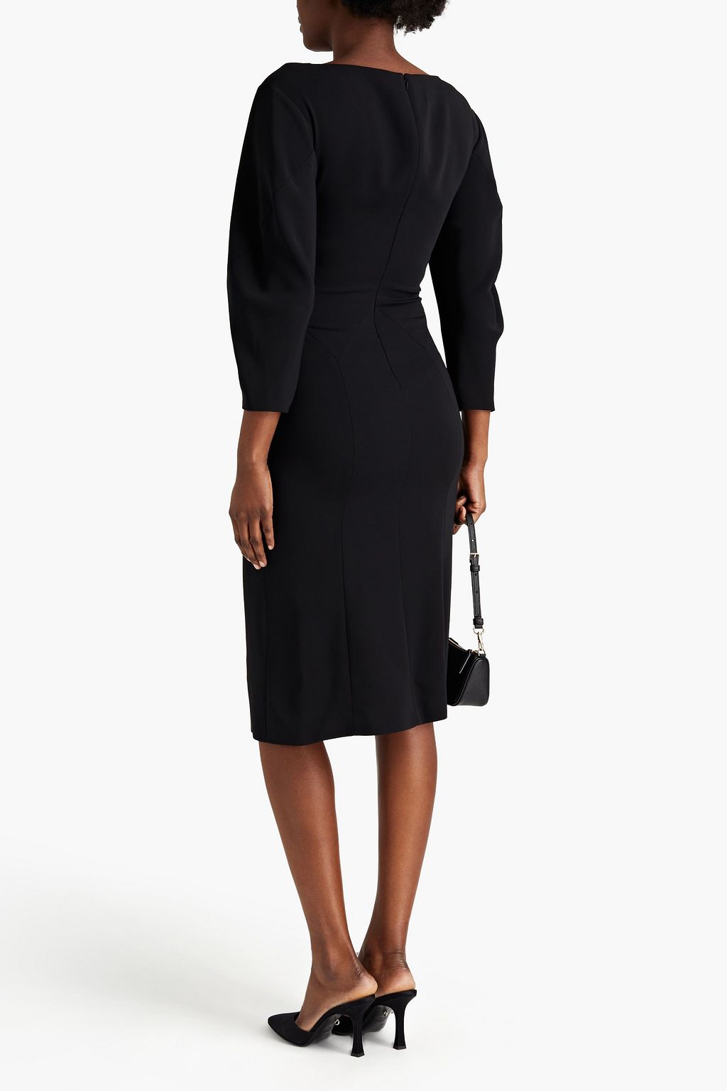 ALBERTA FERRETTI Crepe midi dress