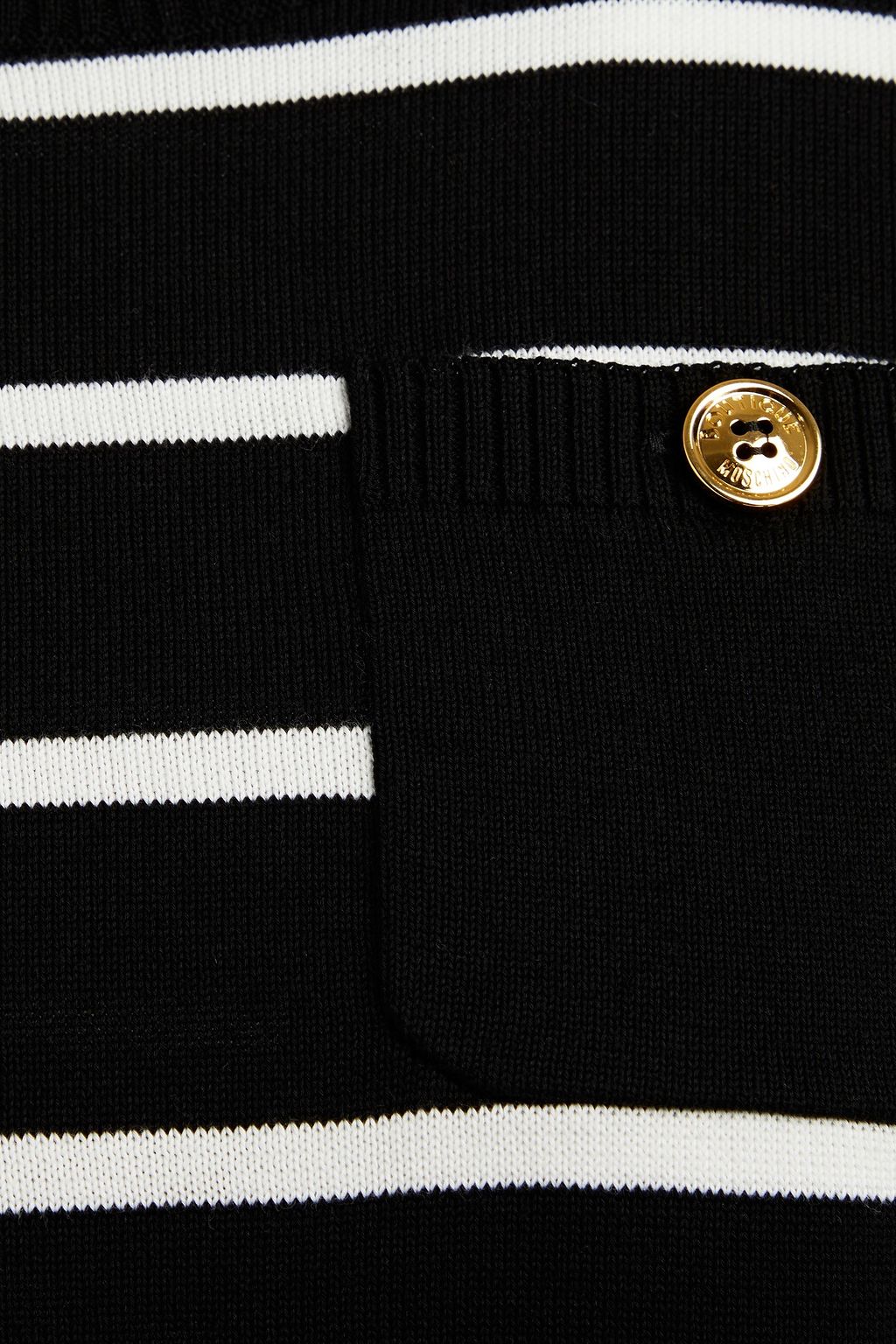 BOUTIQUE MOSCHINO Ribbed striped cotton sweater