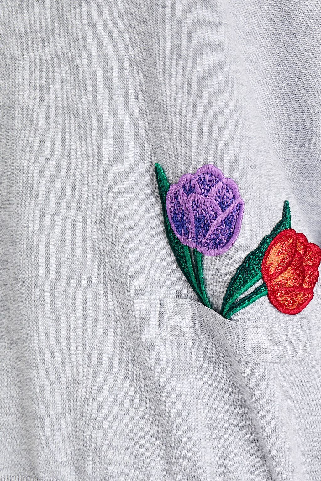 BOUTIQUE MOSCHINO Appliquéd cotton sweater