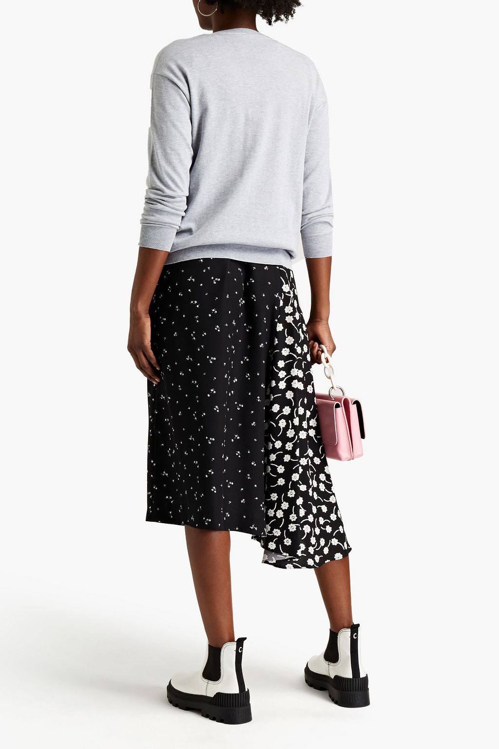 BOUTIQUE MOSCHINO Appliquéd cotton sweater