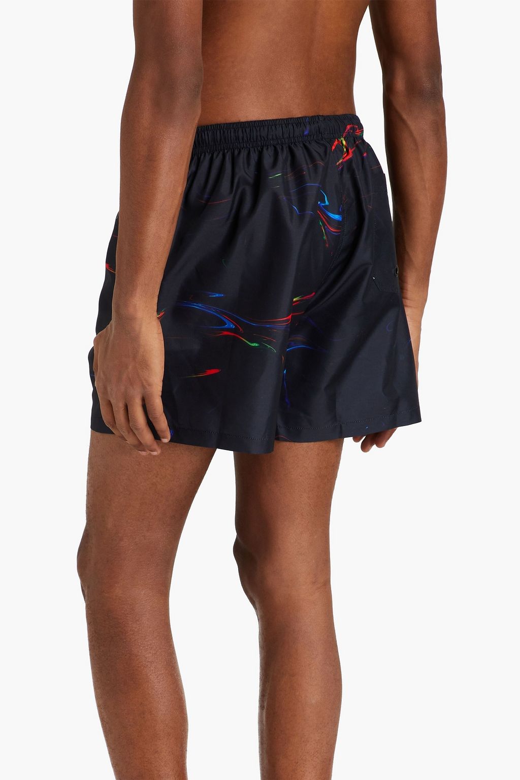 MARCELO BURLON Printed shell swim shorts