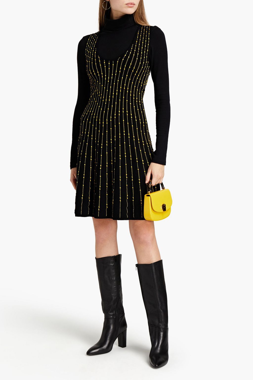 M MISSONI Bouclé-knit mini dress