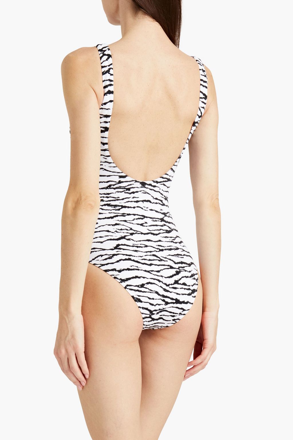 MELISSA ODABASH Croatia tiger-print swimsuit