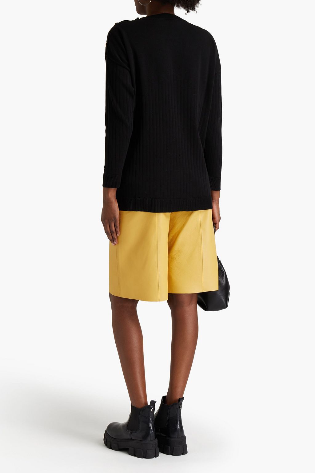 BOUTIQUE MOSCHINO Ribbed cotton sweater