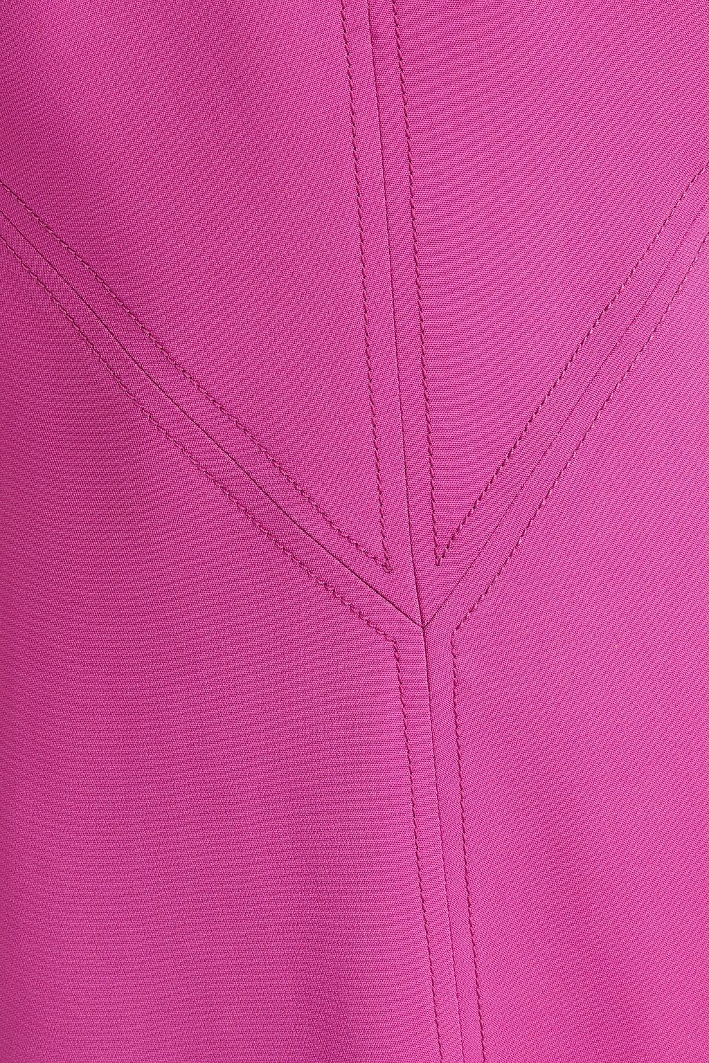 ALBERTA FERRETTI Cutout crepe midi dress