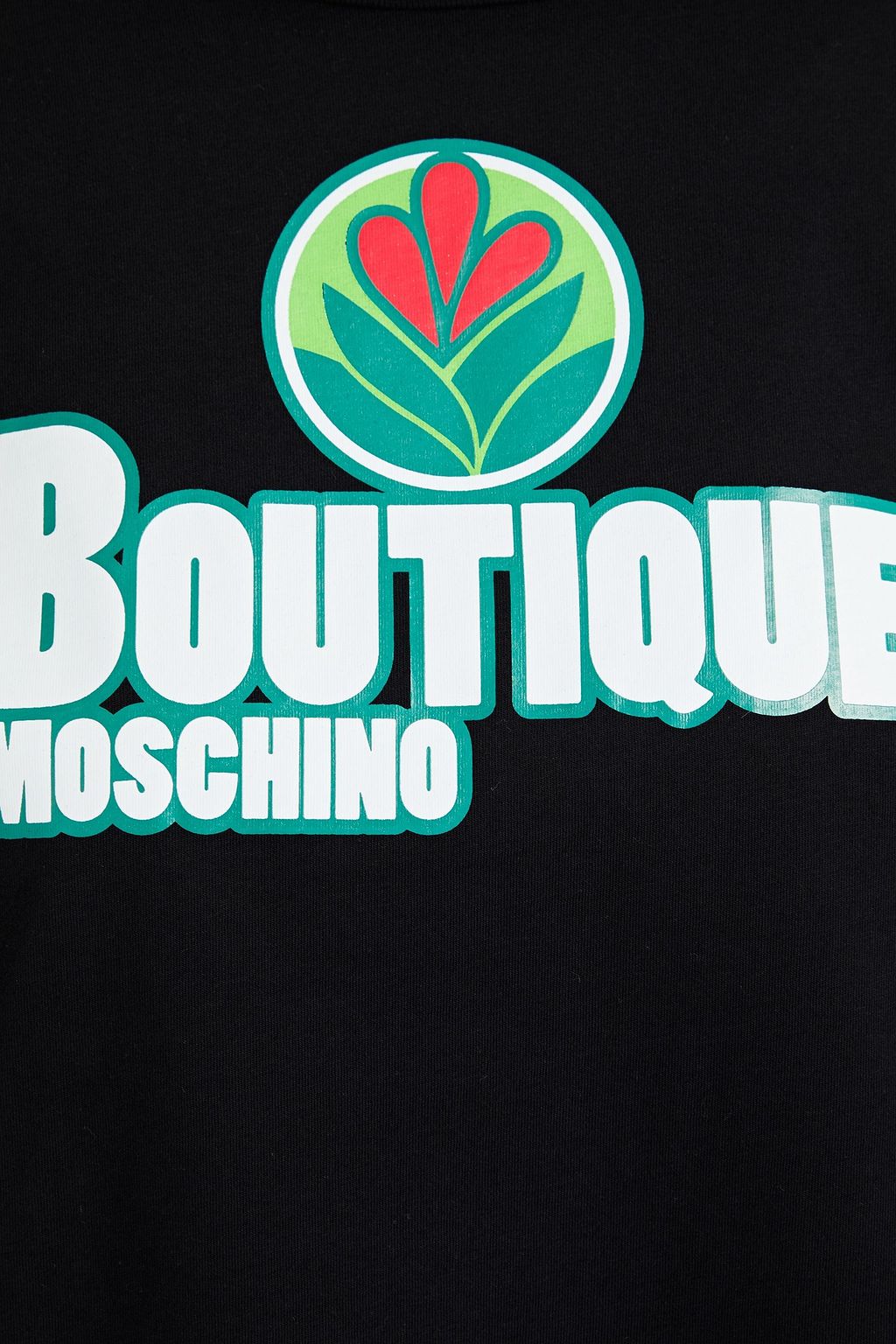 BOUTIQUE MOSCHINO Printed cotton-jersey T-shirt