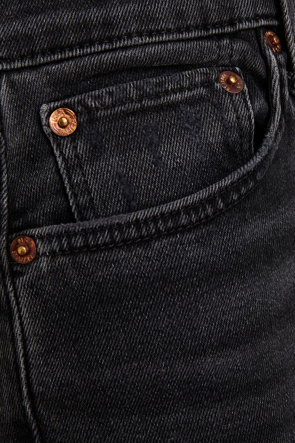 RE/DONE 70s faded high-rise straight-leg jeans