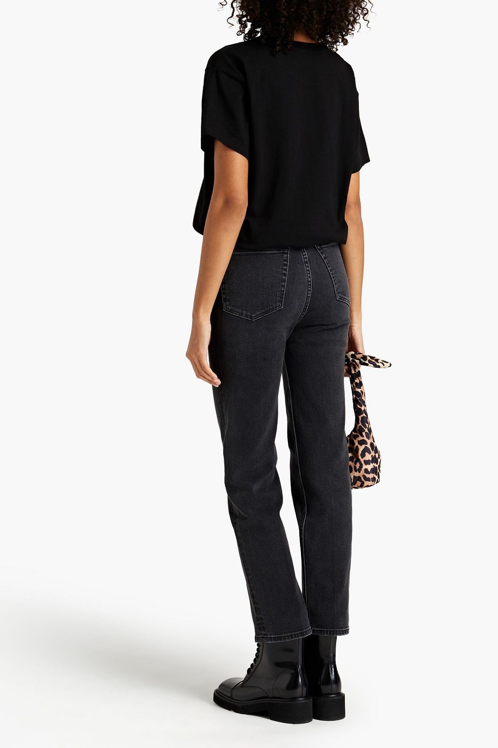RE/DONE 70s faded high-rise straight-leg jeans