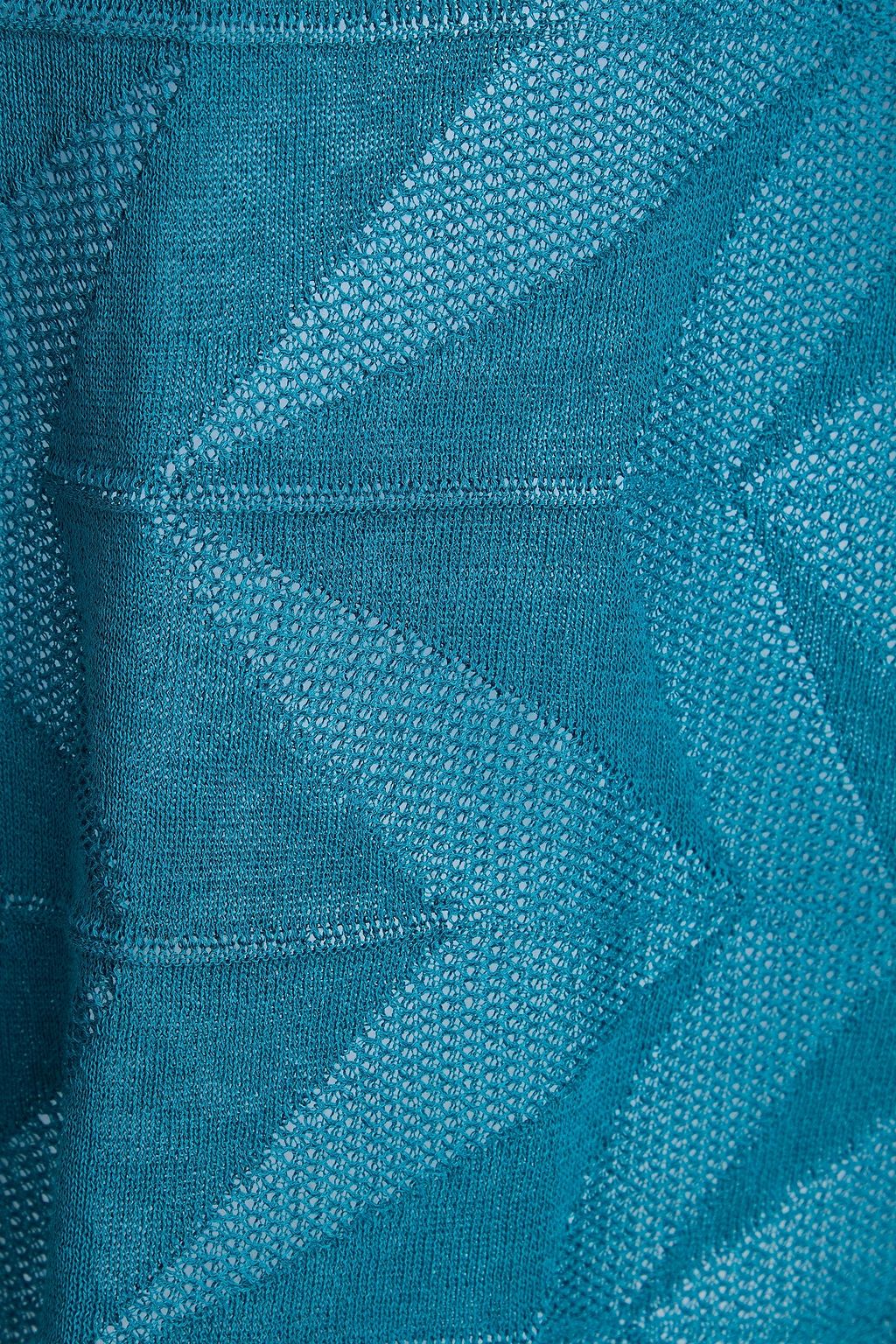 M MISSONI Crochet-knit cotton-blend sweater