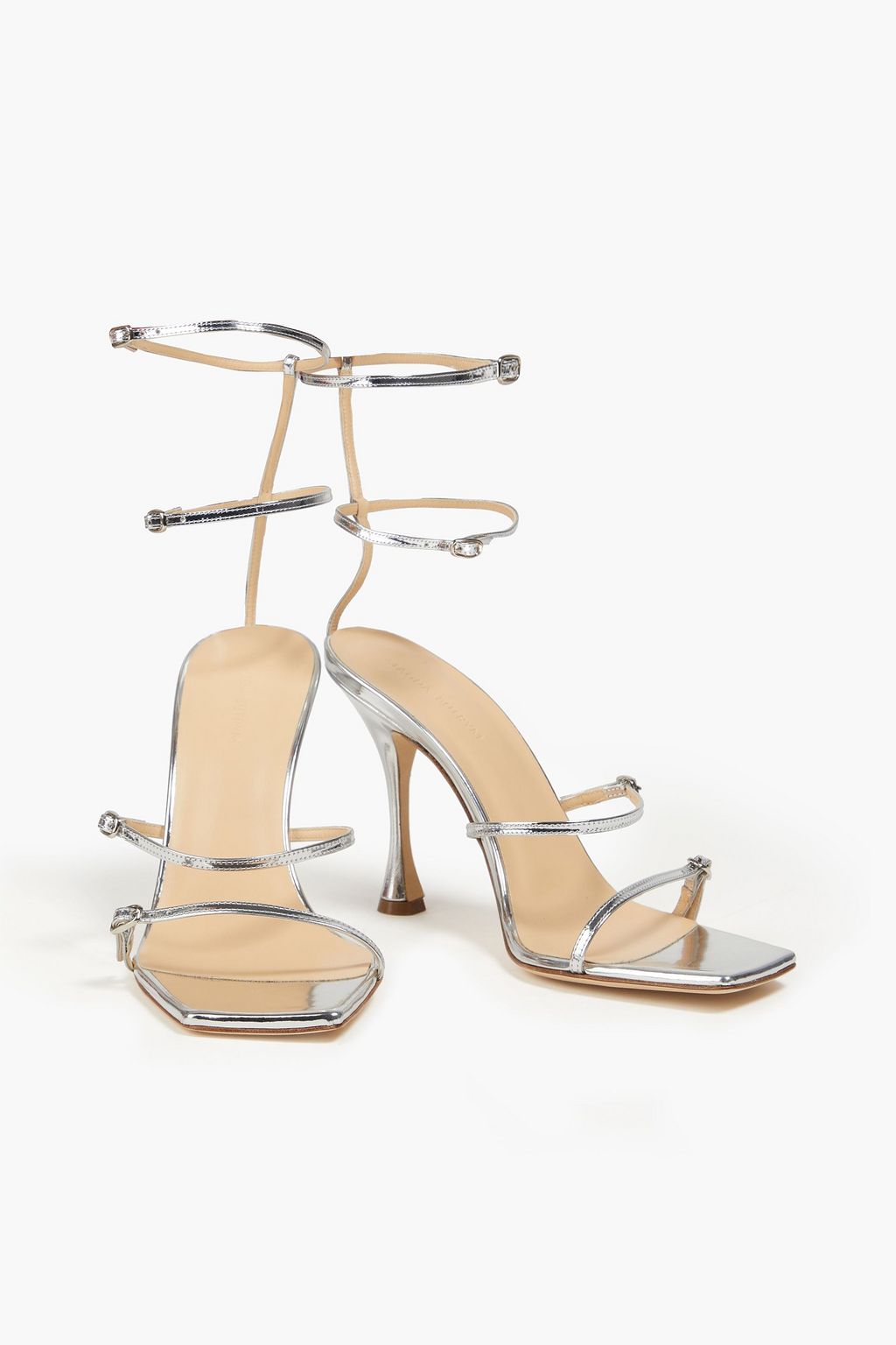 MAGDA BUTRYM Mirrored PVC sandals