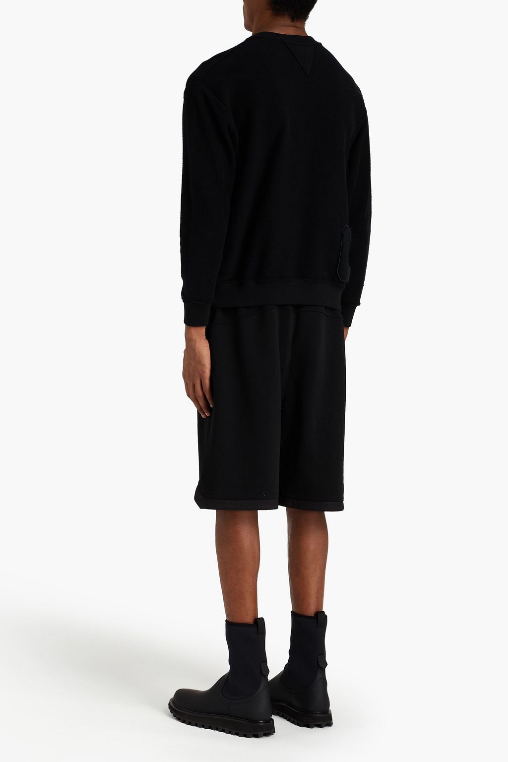 MARCELO BURLON Printed French cotton-terry sweatshirt