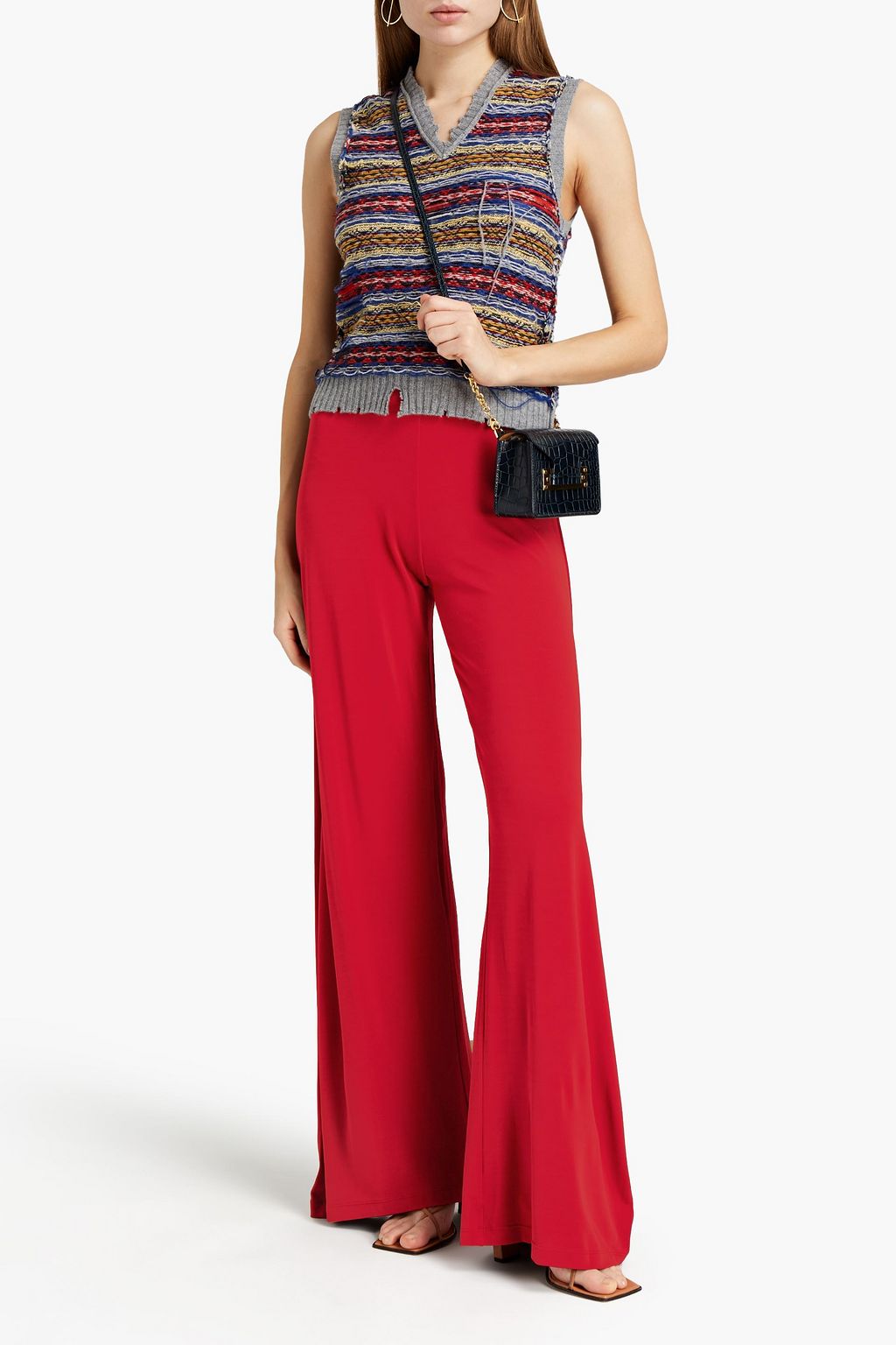M MISSONI Jersey wide-leg pants