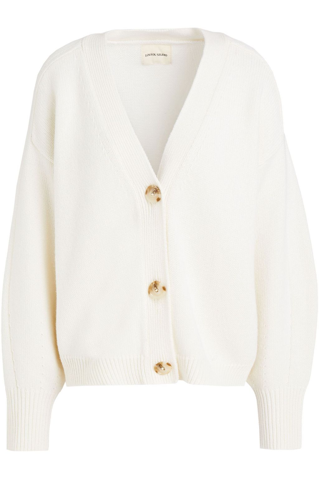 LOULOU STUDIO Zanzibar embroidered wool and cashmere-blend cardigan ...