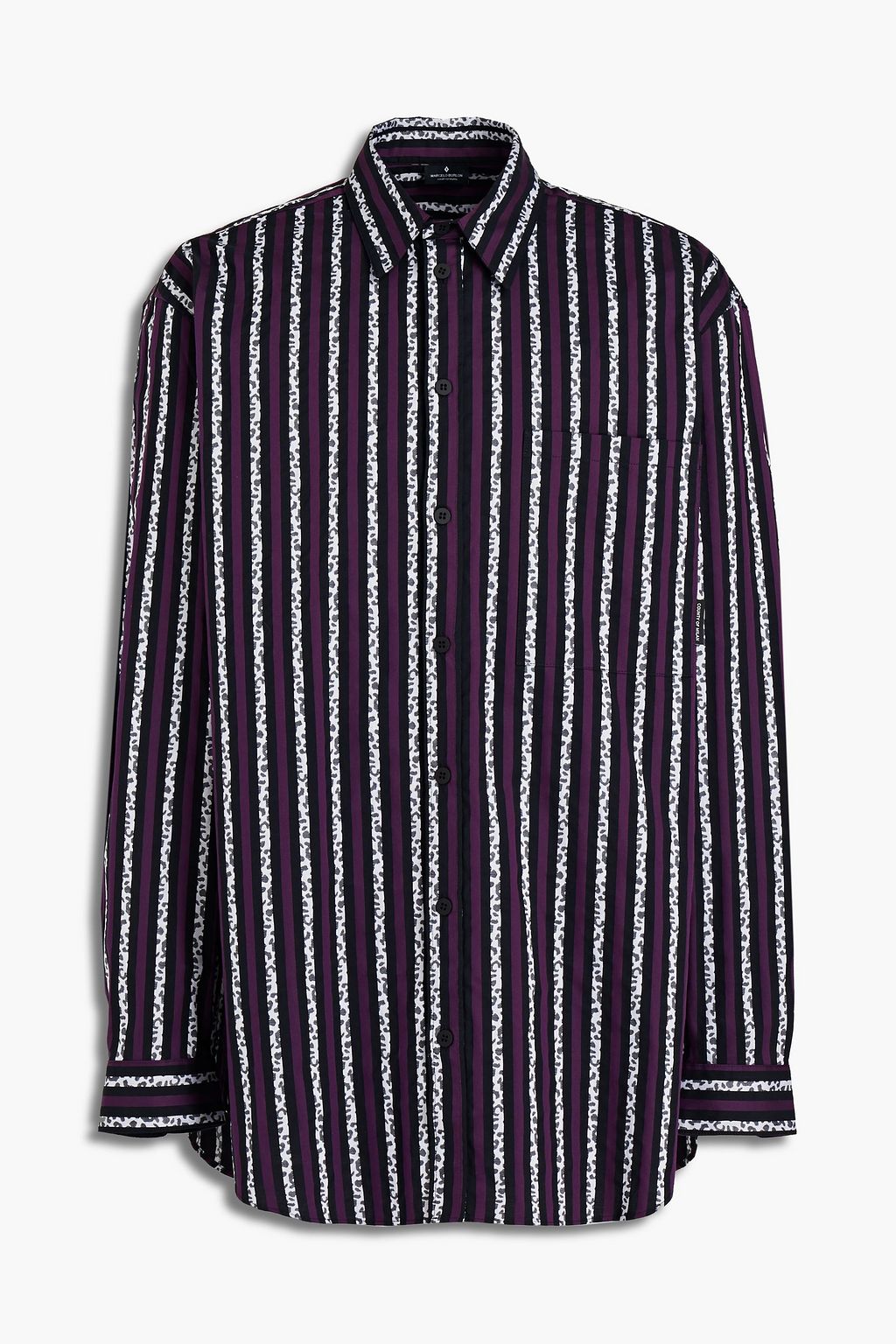 Cotton jacquard shirt