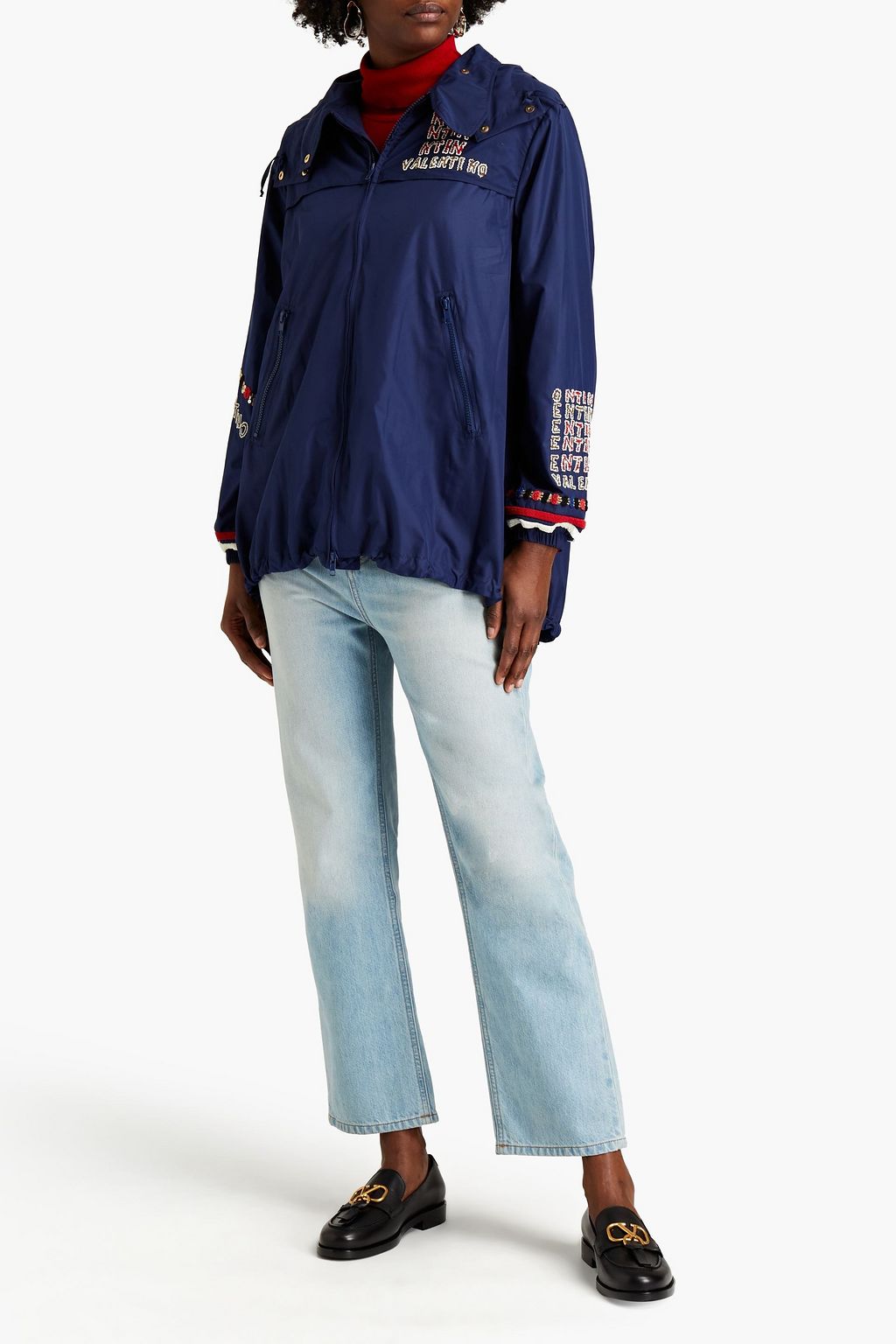 VALENTINO GARAVANI Embellished shell jacket