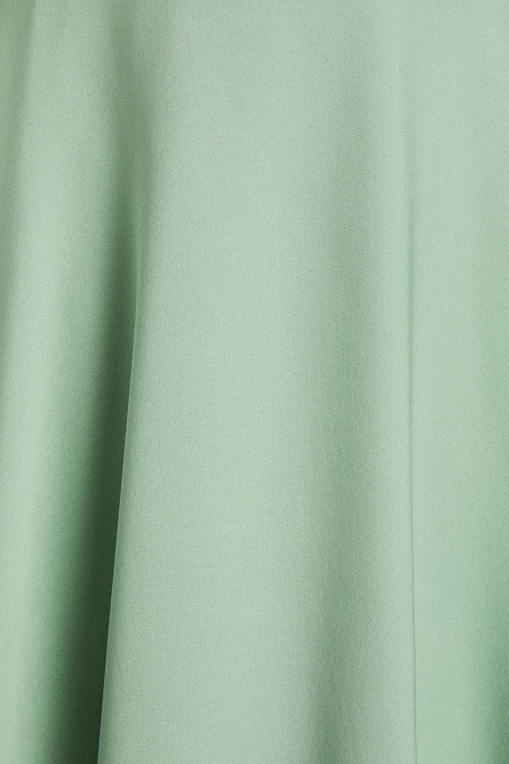 VALENTINO GARAVANI Ruffled silk-crepe midi dress