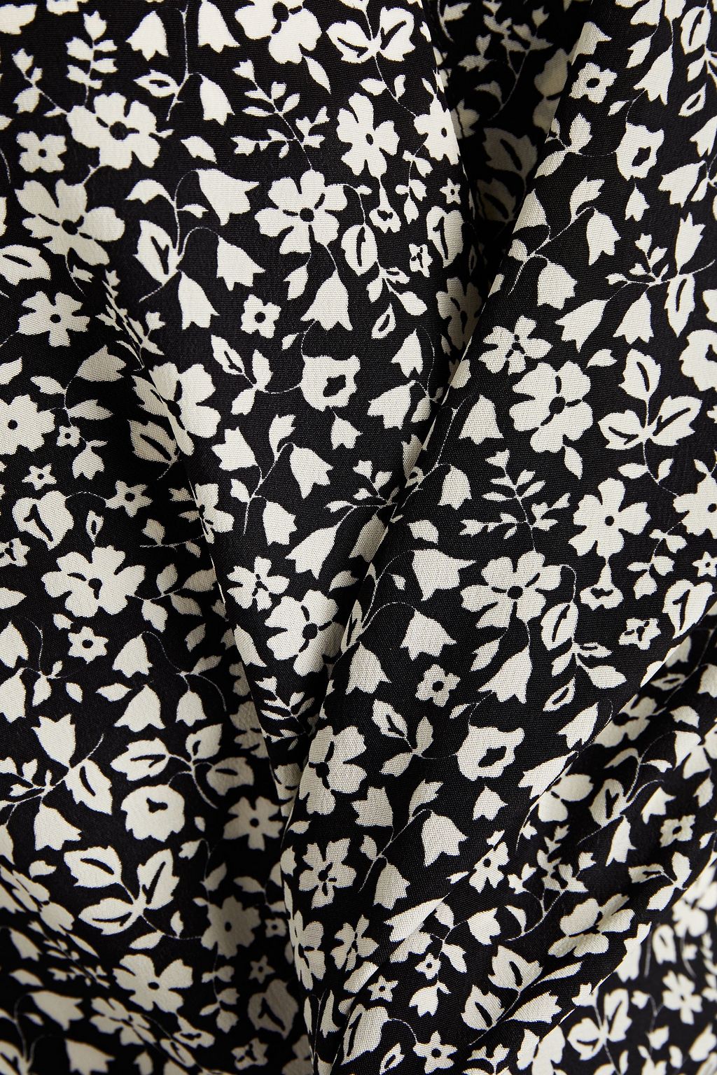 MICHAEL KORS COLLECTION Floral-print silk crepe de chine blouse