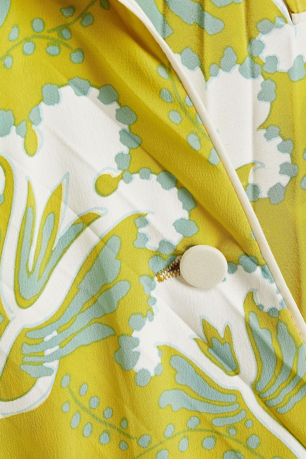 VALENTINO GARAVANI Pleated floral-print silk-crepe maxi dress