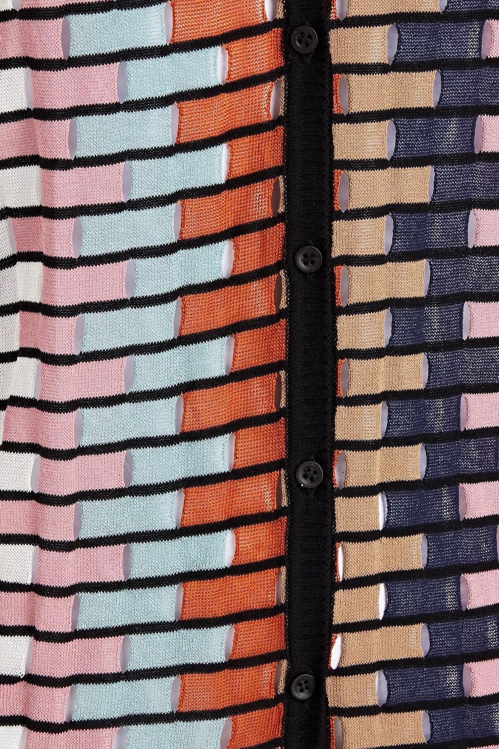 M MISSONI Crochet-knit cotton-blend cardigan