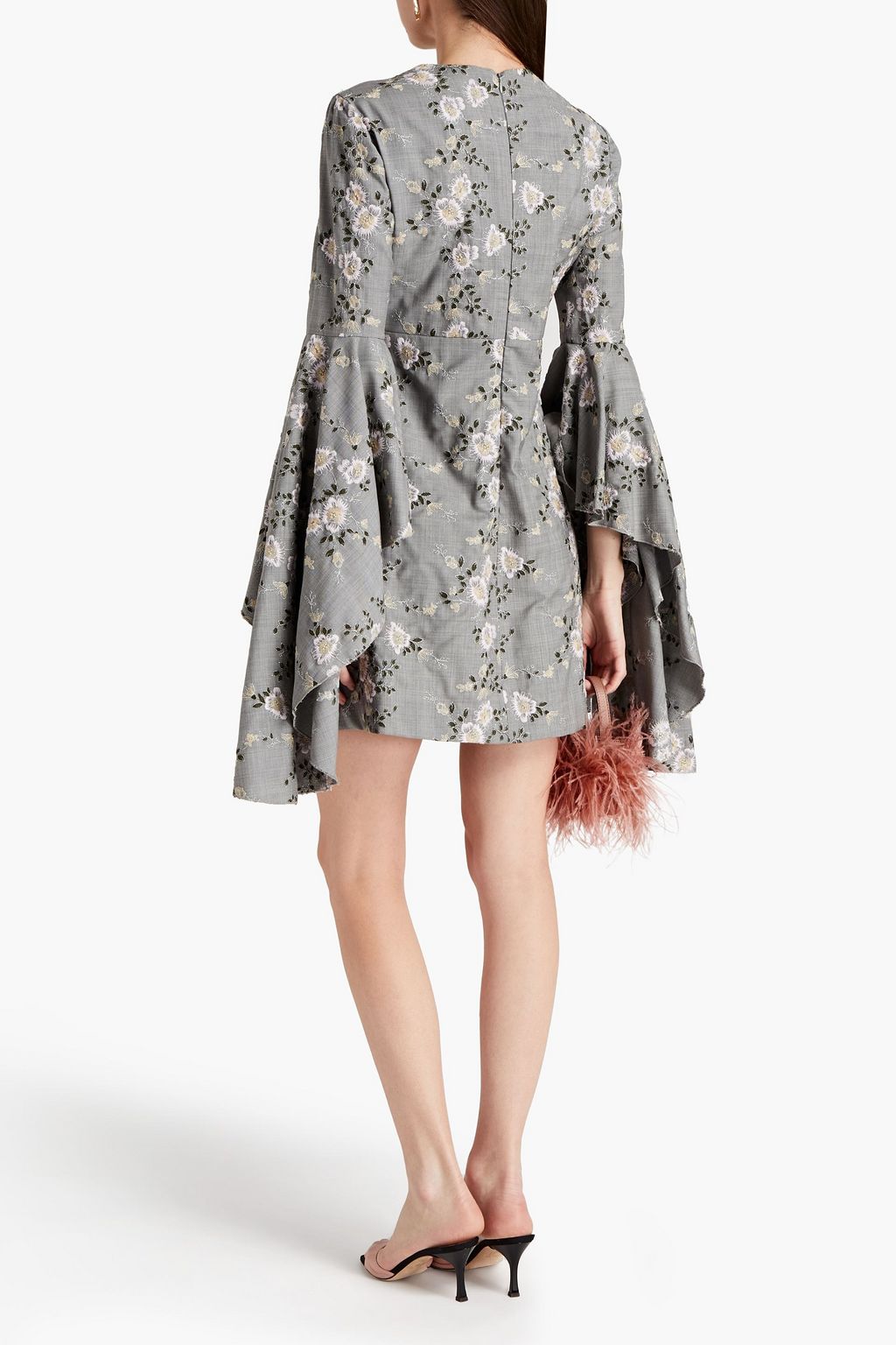 GIAMBATTISTA VALLI Embroidered wool mini dress