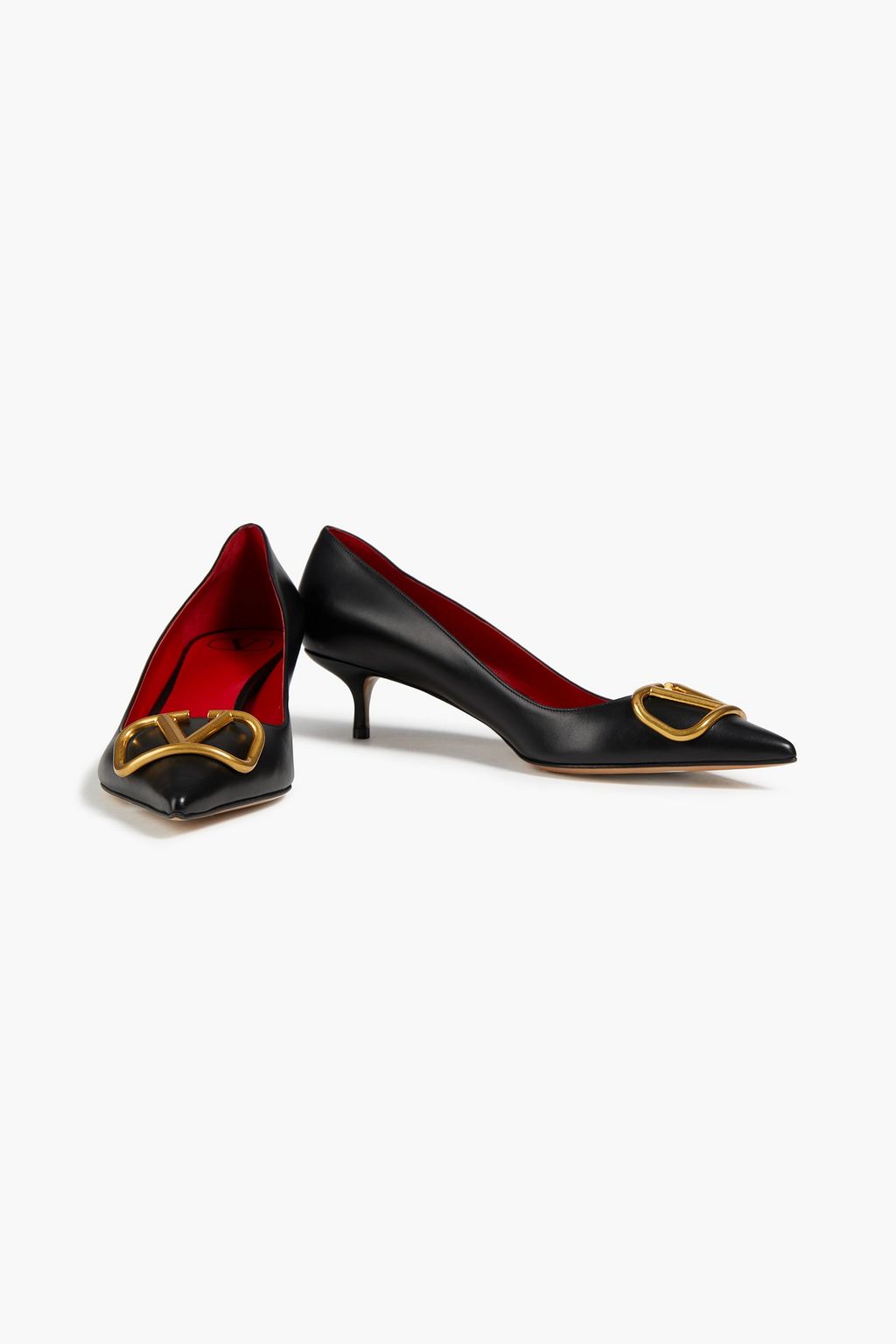 VALENTINO GARAVANI Go Logo レザー パンプス