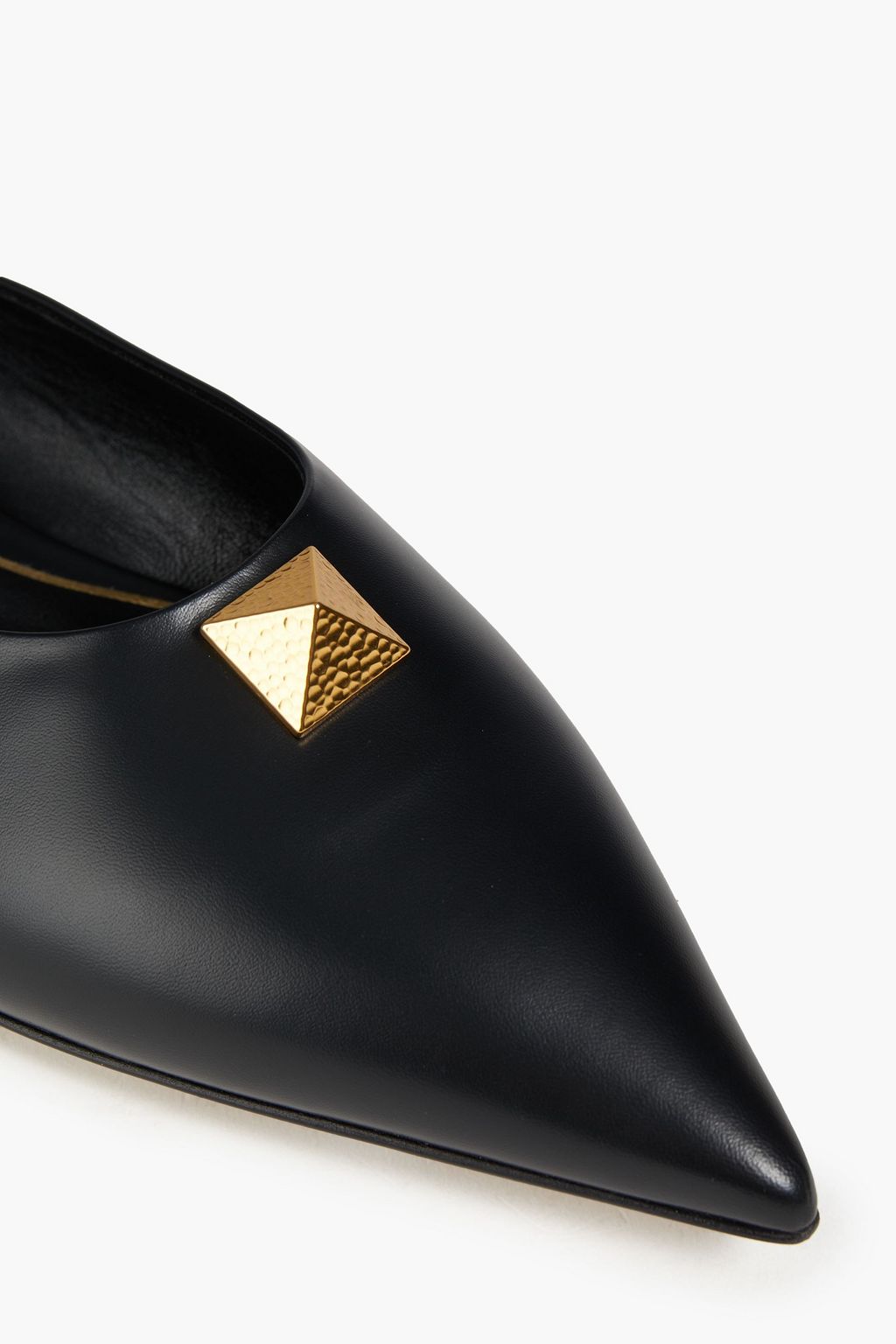 VALENTINO GARAVANI Roman Stud leather slippers