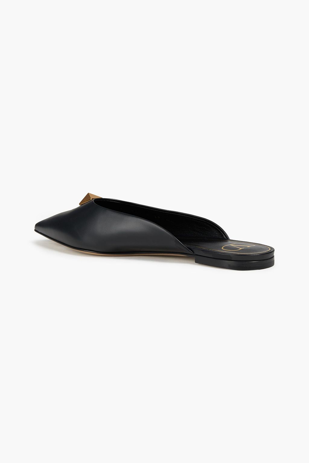VALENTINO GARAVANI Roman Stud leather slippers