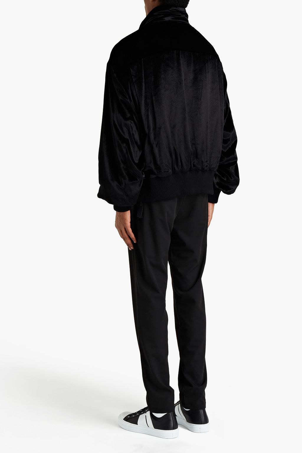 AMIRI Oversized velvet bomber jacket