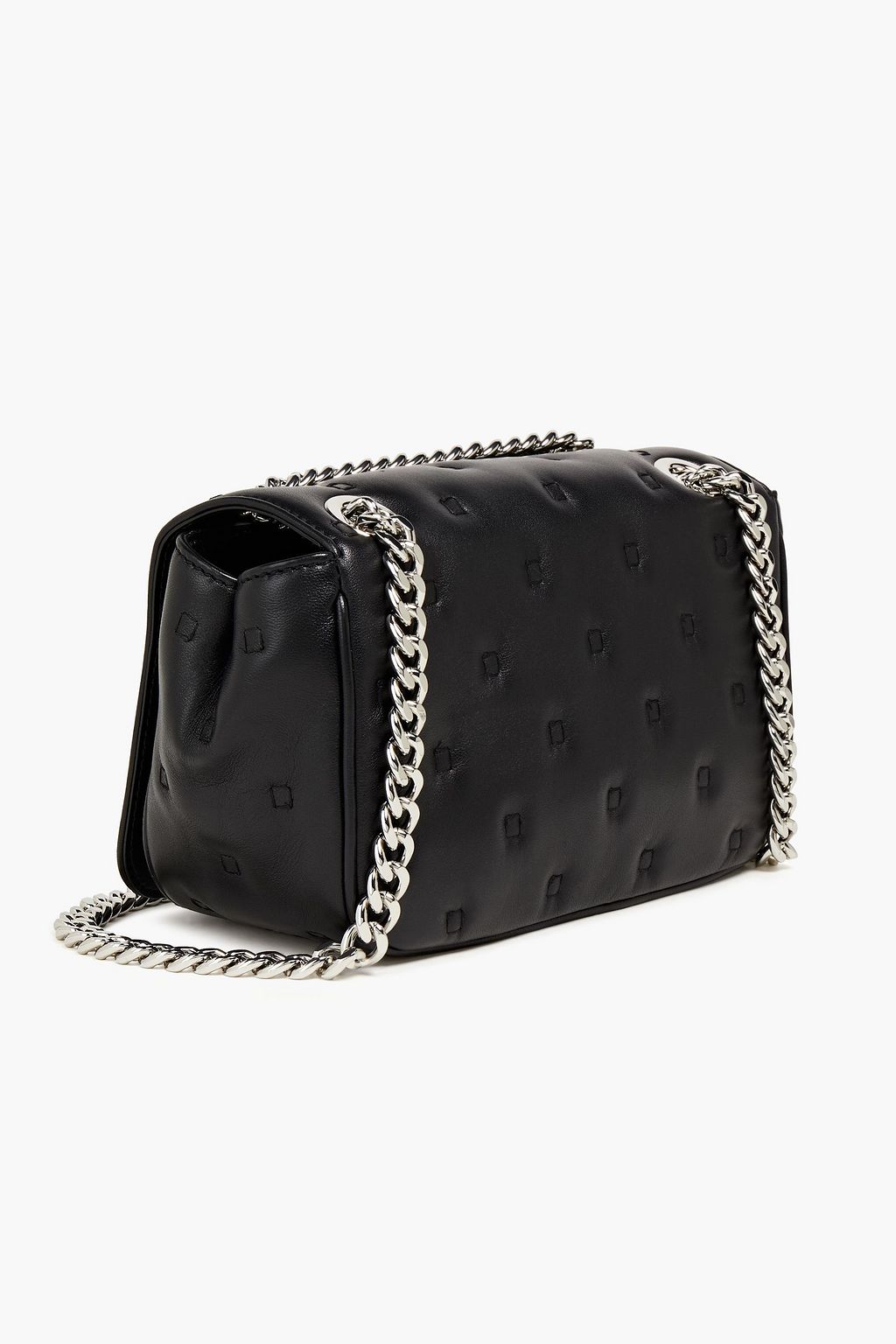 MOSCHINO Quilted leather shoulder bag