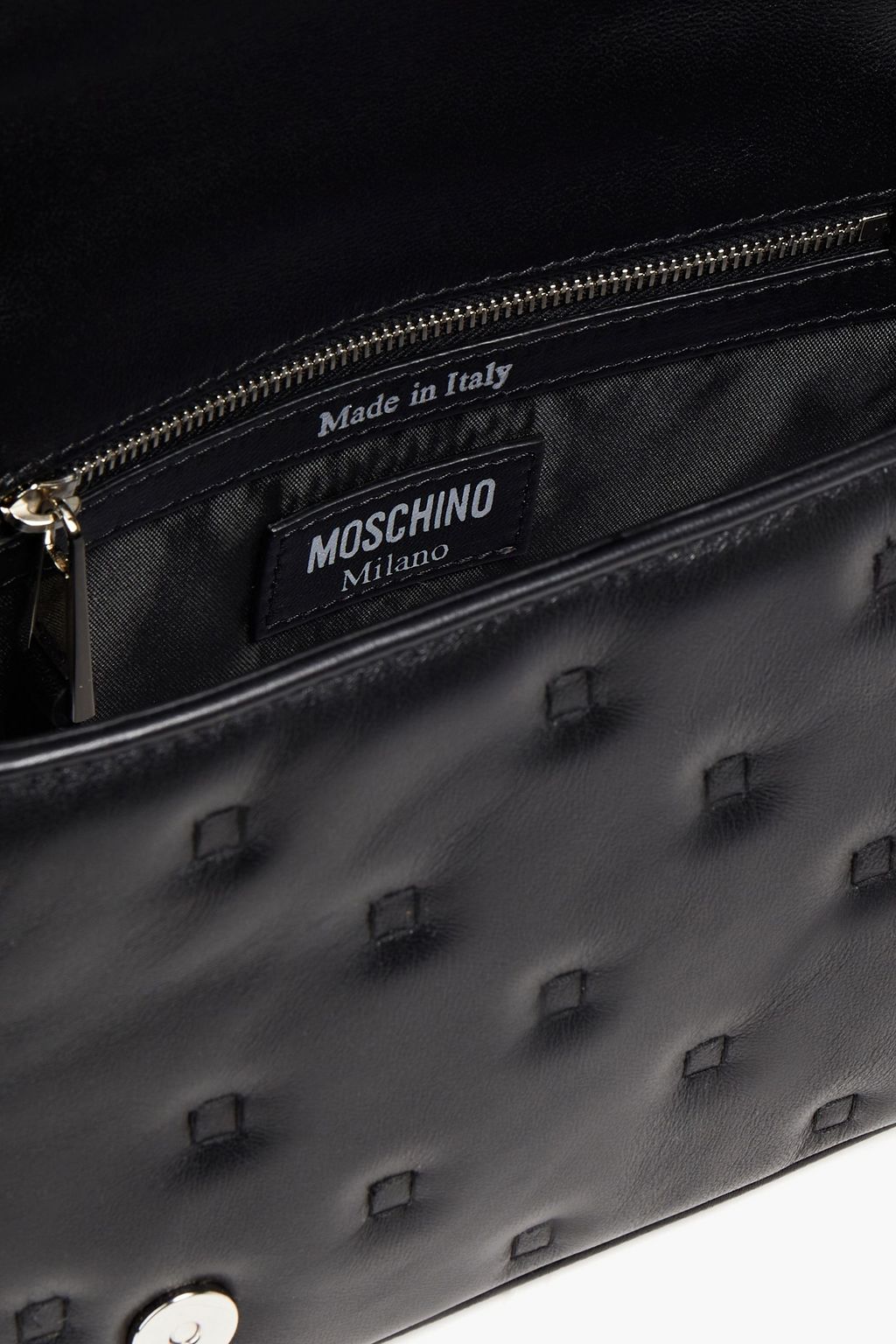 MOSCHINO Quilted leather shoulder bag