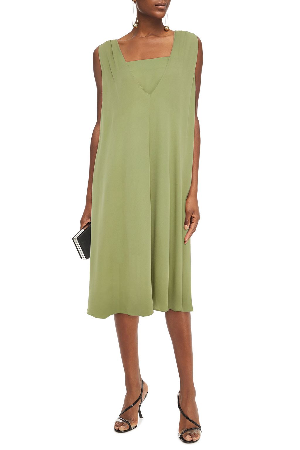 VALENTINO GARAVANI Silk-crepe dress