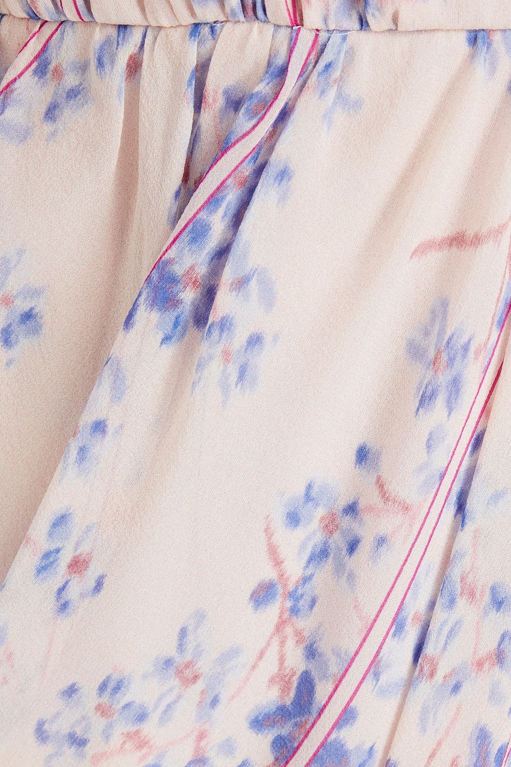 GIAMBATTISTA VALLI Wrap-effect floral-print silk-chiffon mini dress