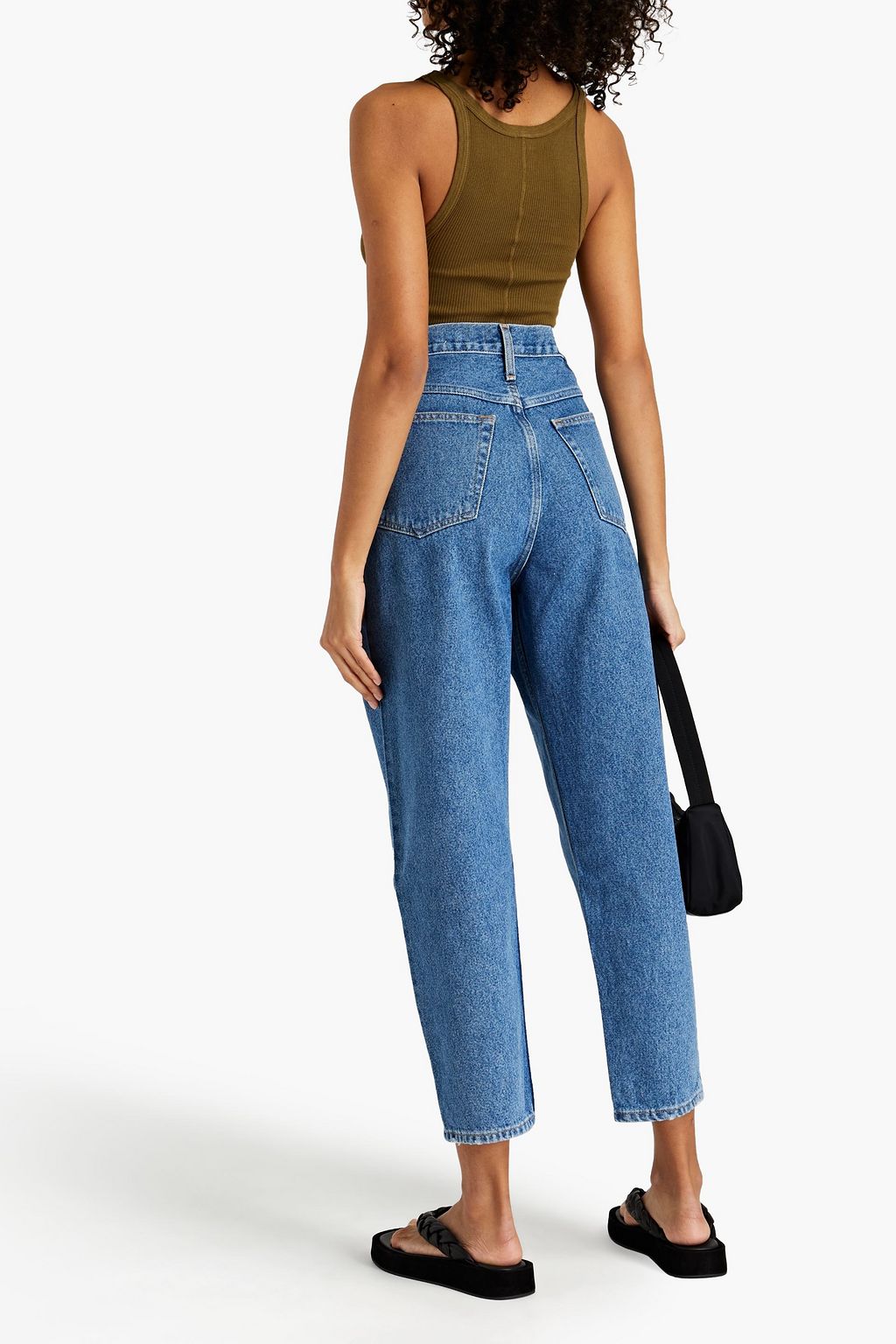 RE/DONE The Savi high-rise tapered jeans