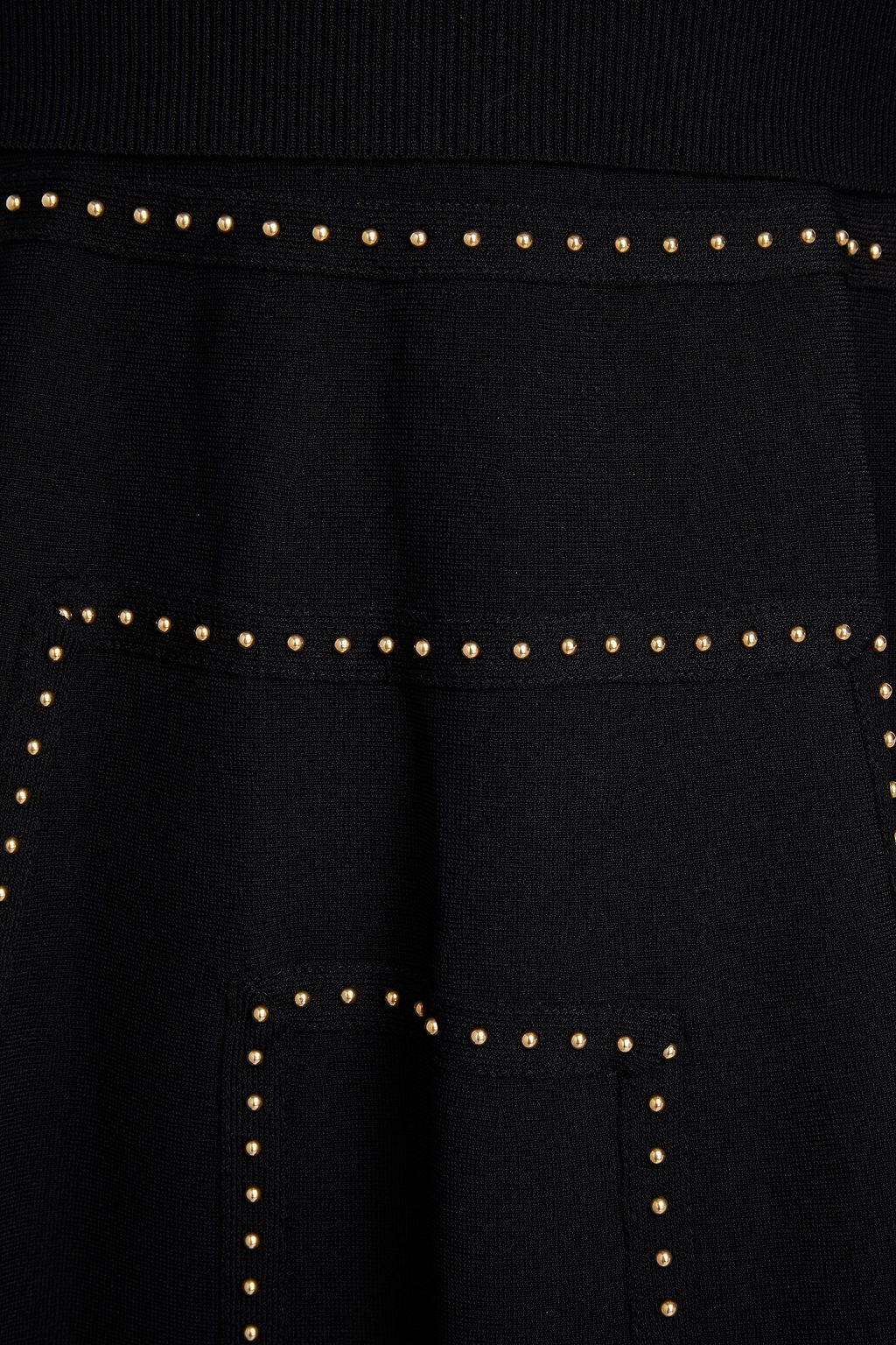 VALENTINO GARAVANI Studded ponte mini dress