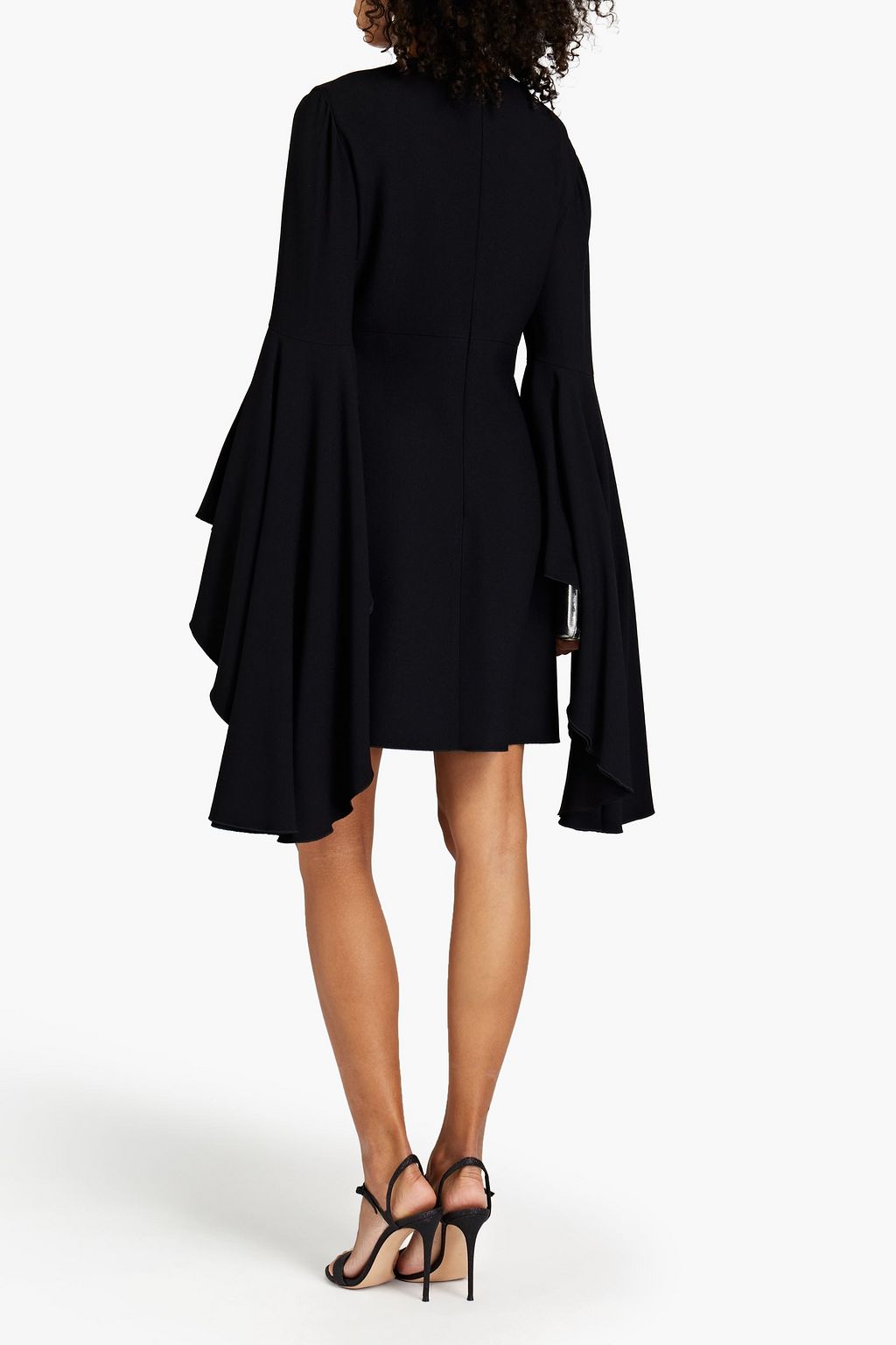 GIAMBATTISTA VALLI Fluted crepe mini dress